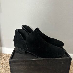 Black Suede Ankle Boots